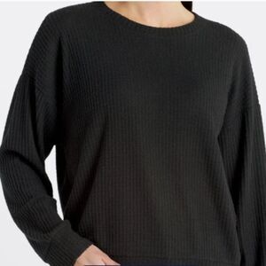 Nine Britton Madrona Waffle Knit Top L